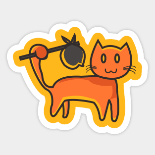 nomad cat Sticker